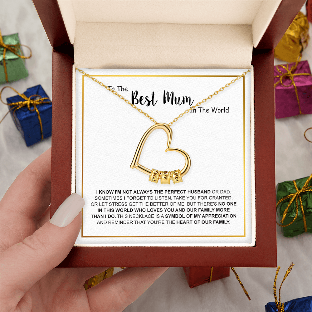 To the Best Mum - Family’s Custom Pendant