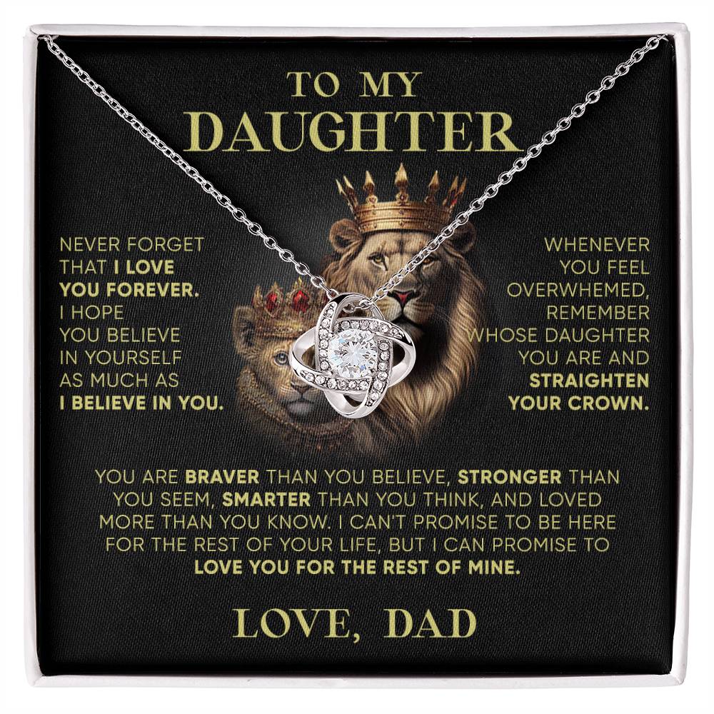 To my Daughter - I love you forever