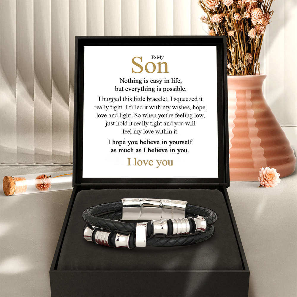 To my Son - Endless love bracelet
