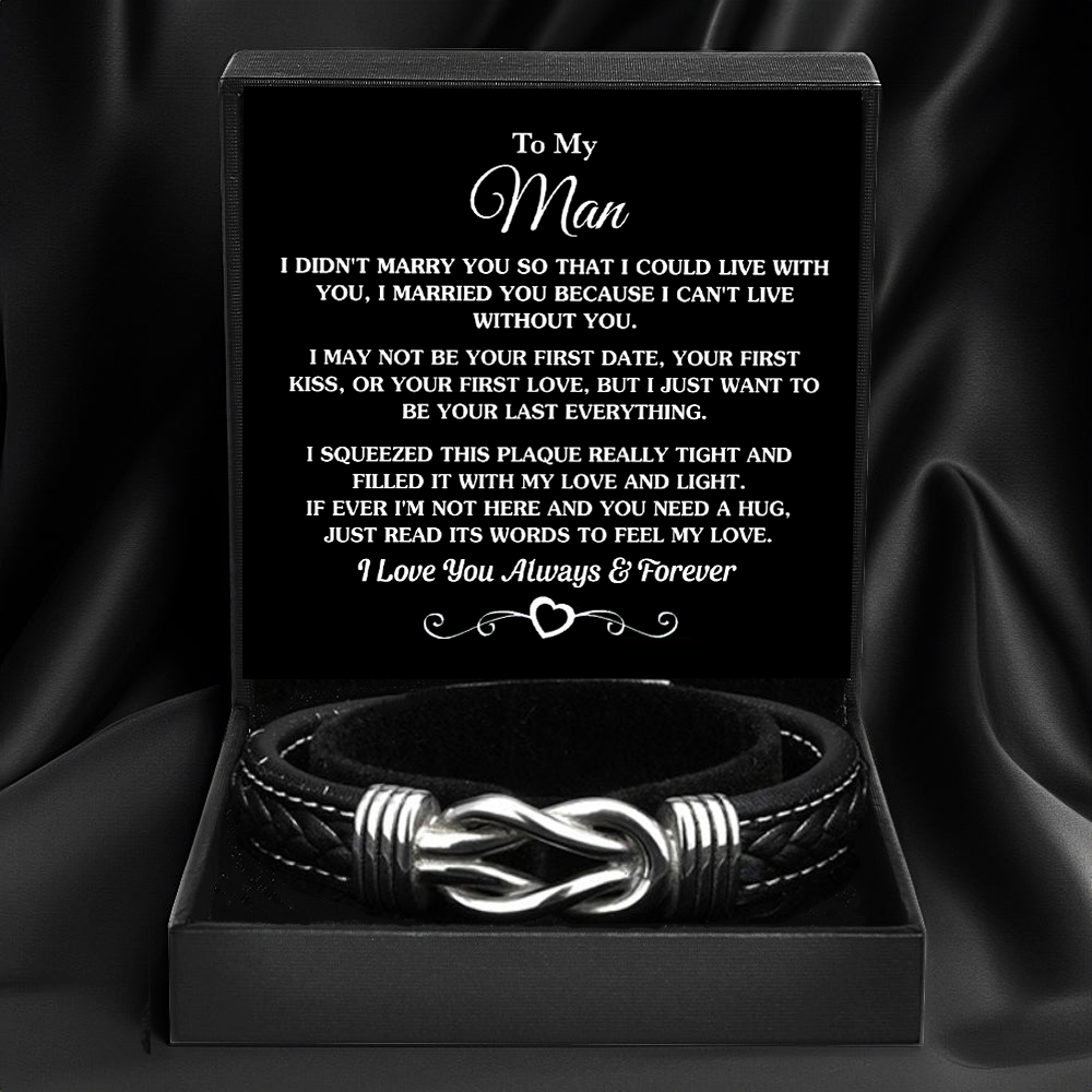 To my Man - Love knot bracelet