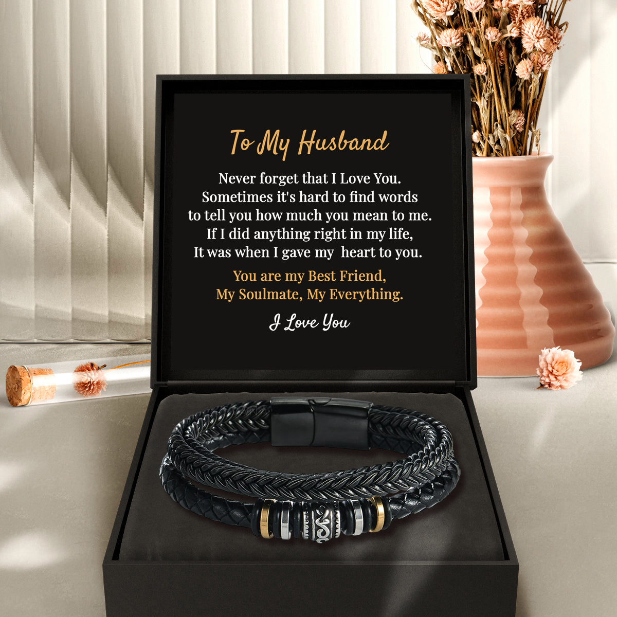 To My Husband - Promise Bracelet - I love you