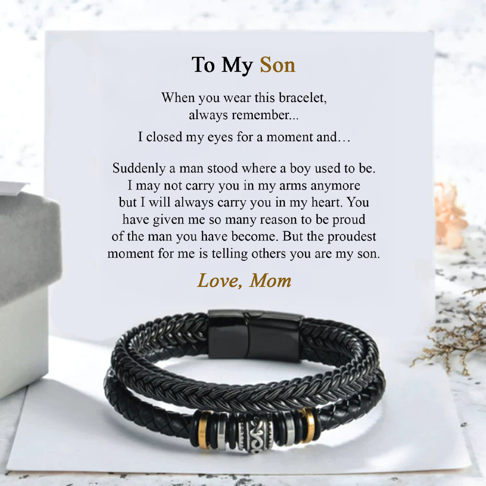 To My Son - I’m so Proud of You - Love, Mom