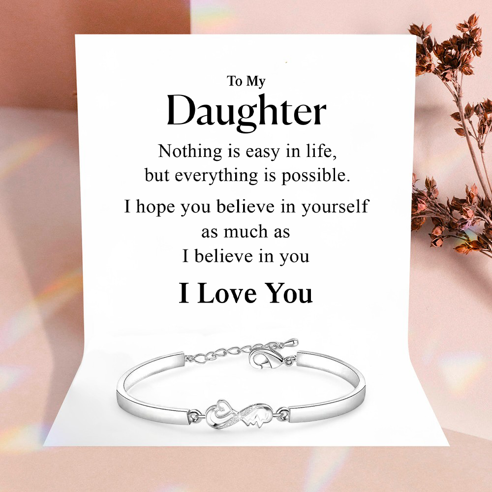 To my Daughter - Forever in my heart - Rose gold
