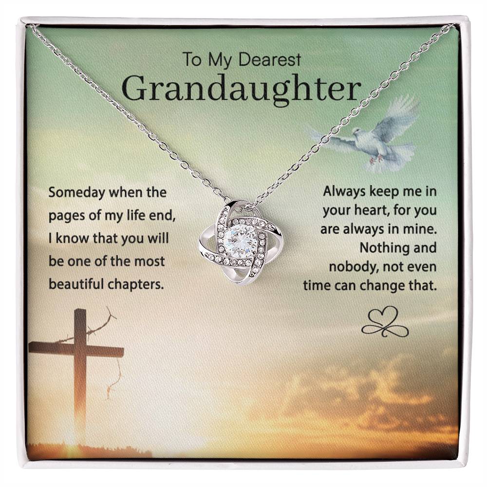 To my Granddaughter - I always pray for you