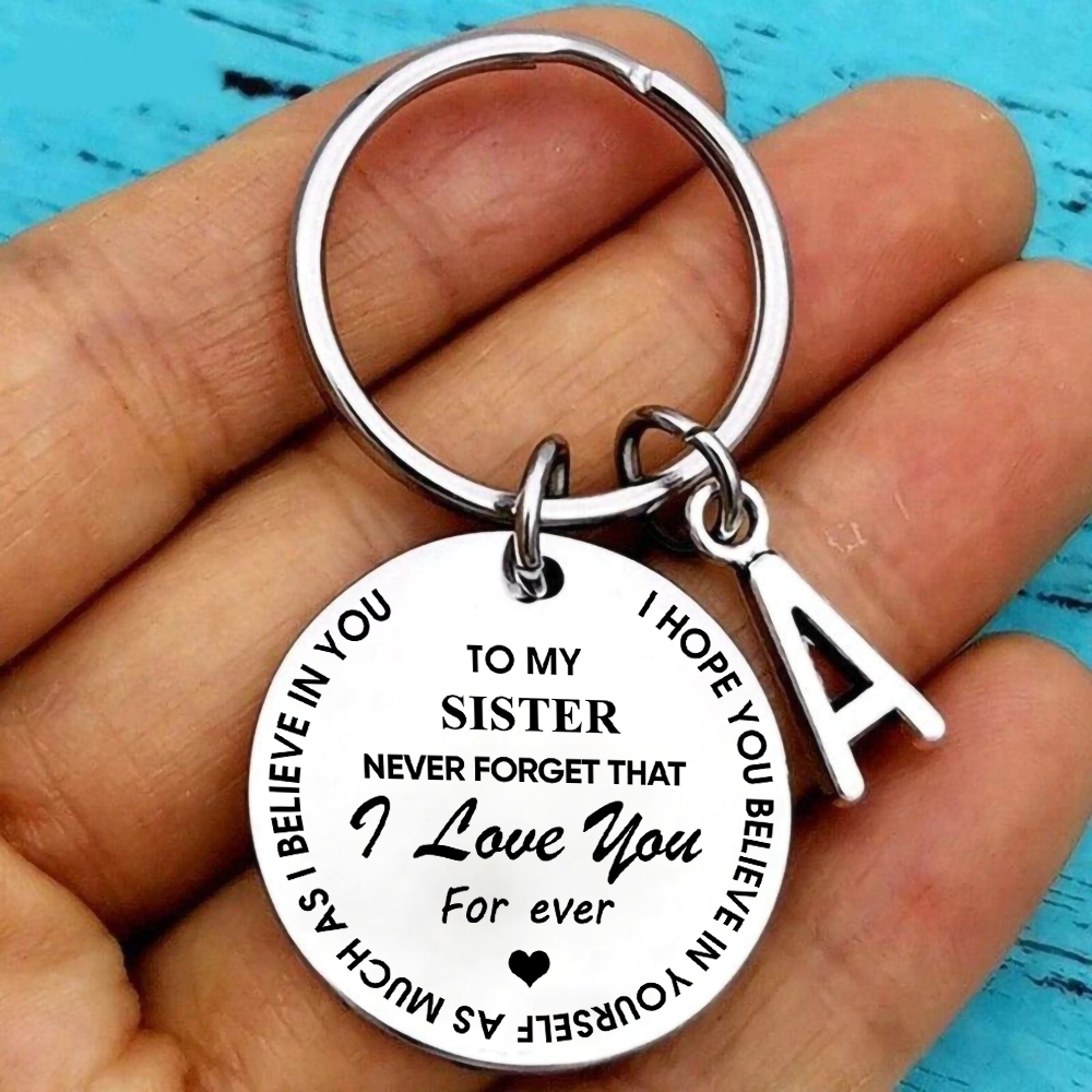 To my Sister or Brother - Family keychain