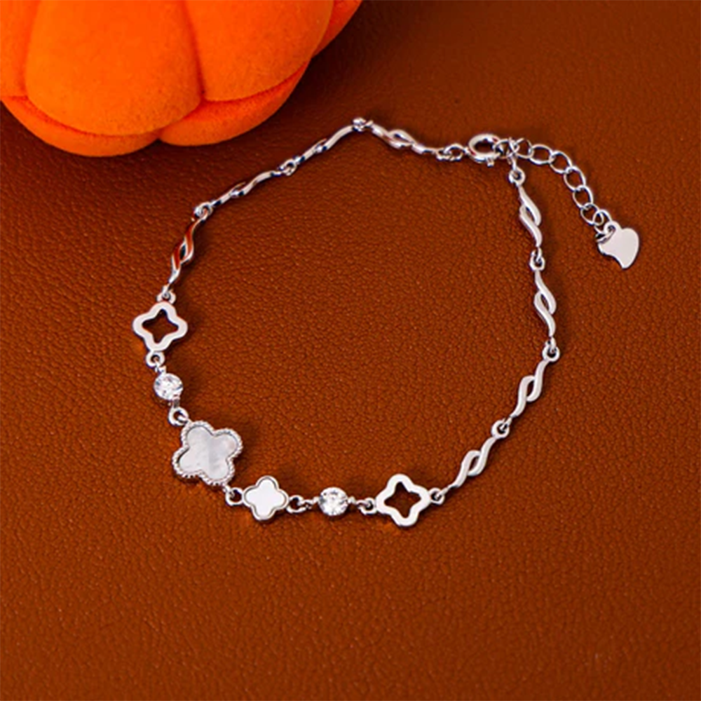Sterling Silver Amber Bracelet