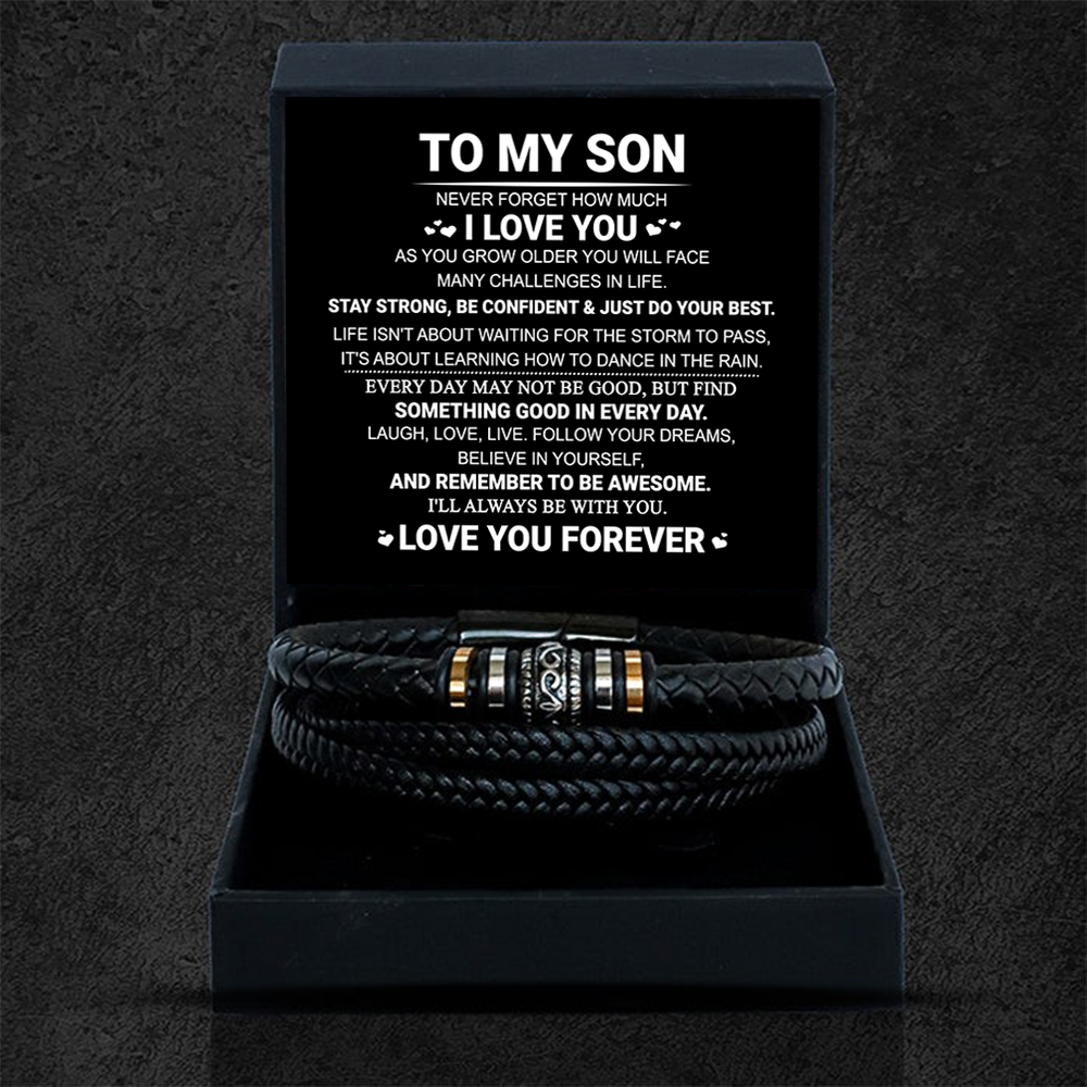 To my Son - I love you - bracelet