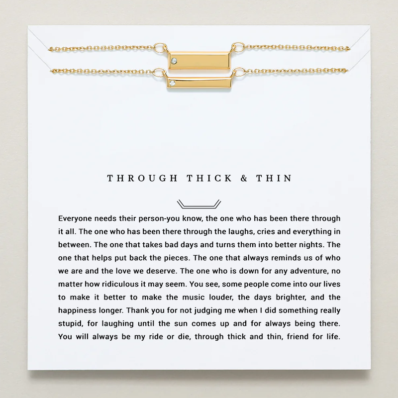 Necklace - Through Thick and Thin
