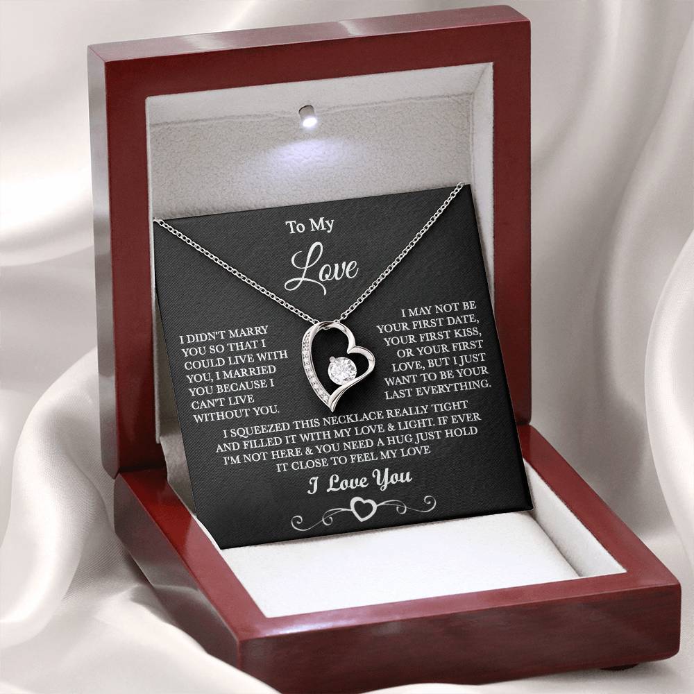 To my Love - I can’t live without you - Gold