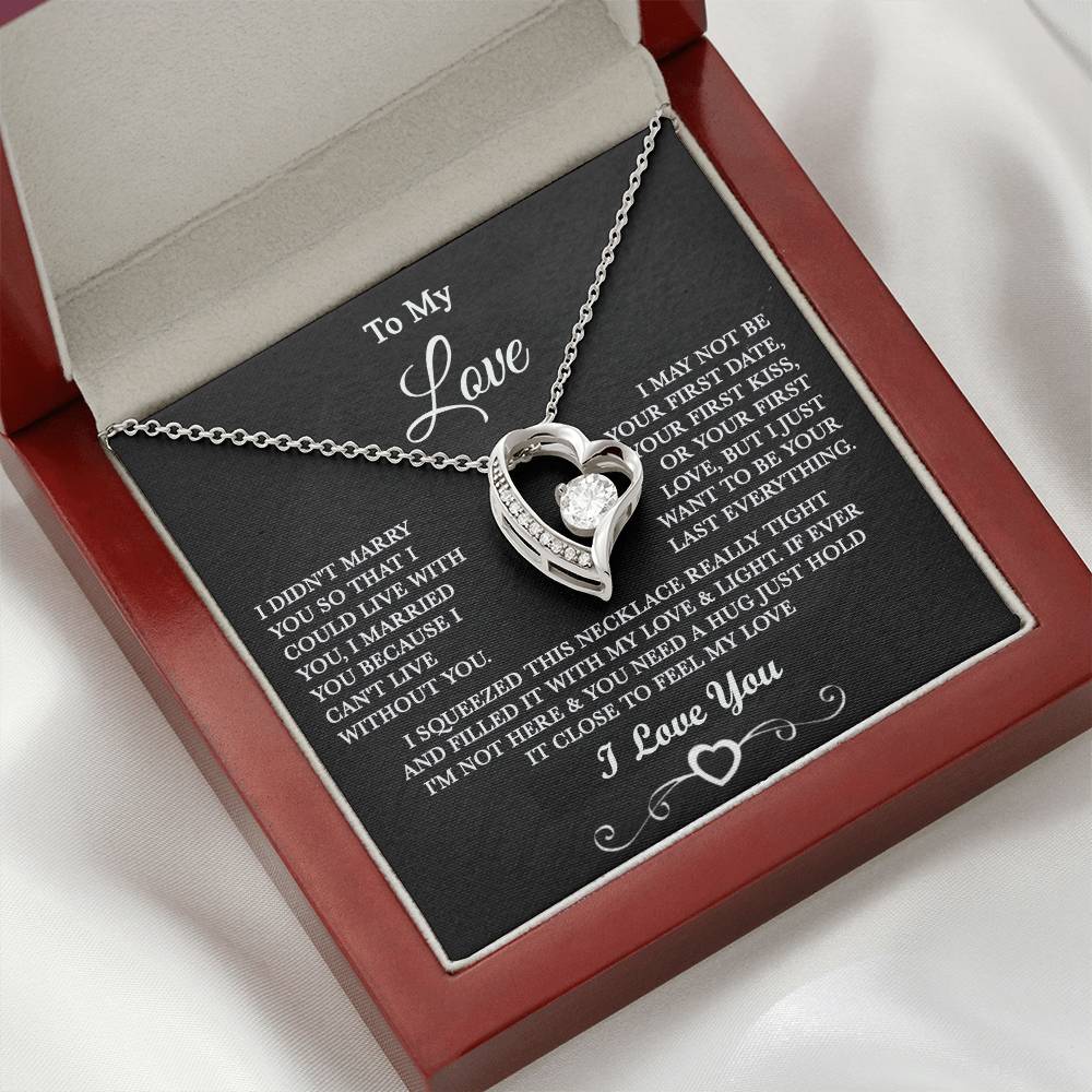 To my Love - I can’t live without you - Gold