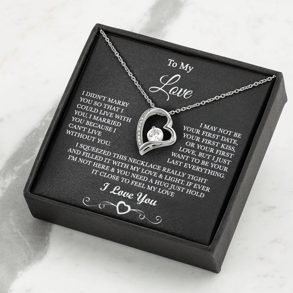To my Love - I can’t live without you - Gold