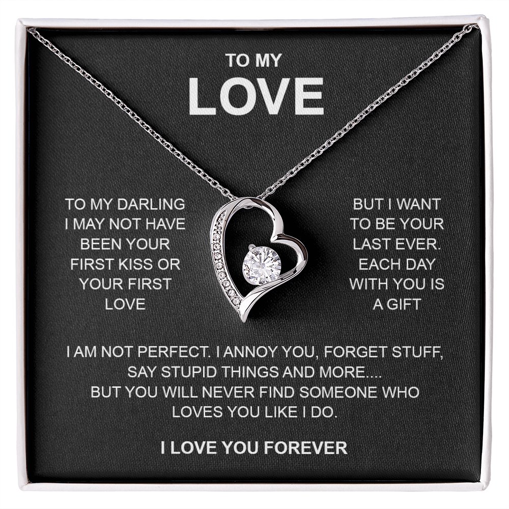 To my Love - Heart necklace