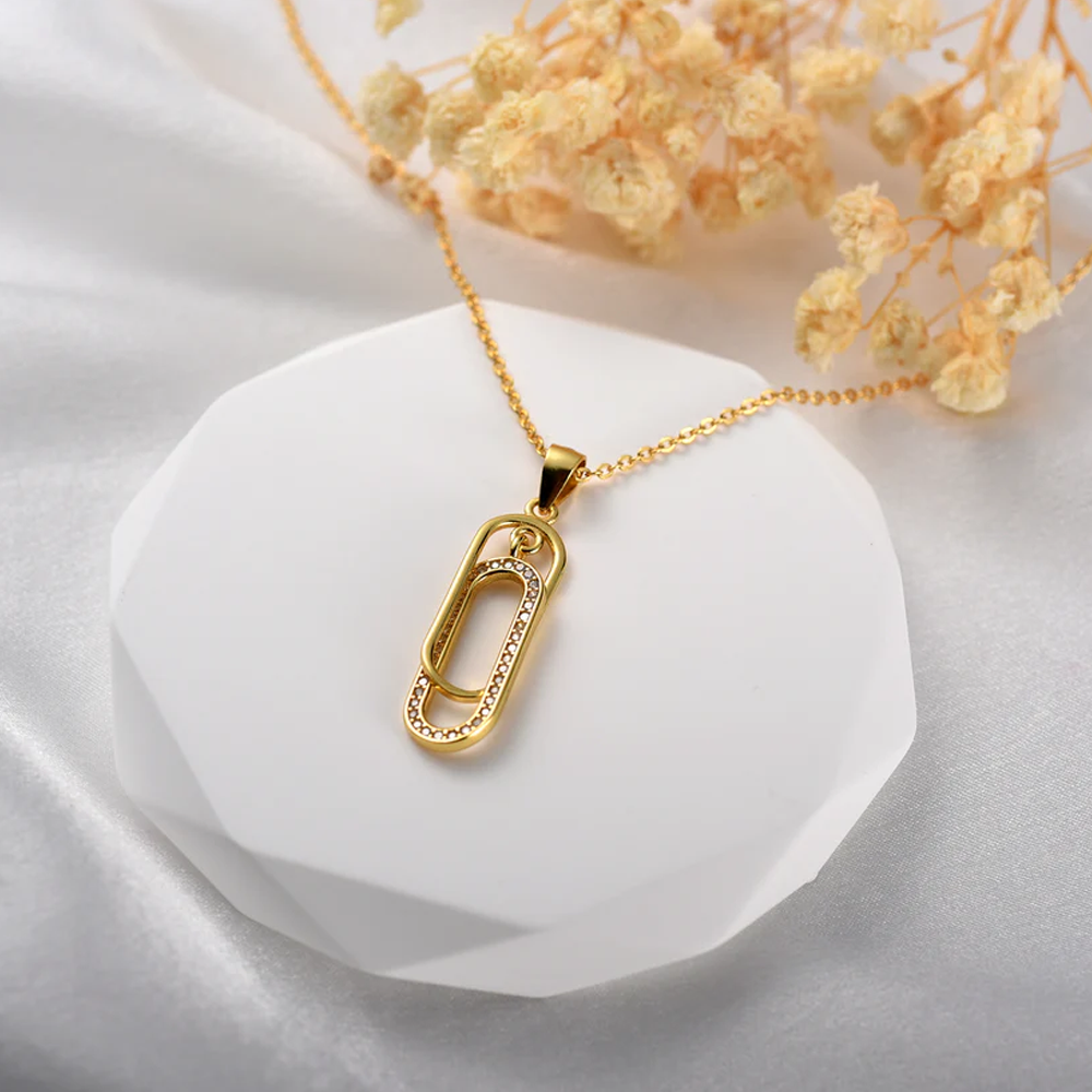 To My Daughter - Linked Together Forever Necklace