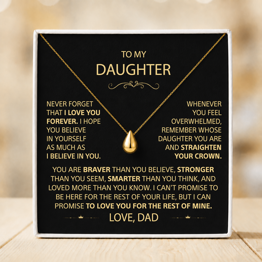 To My Daughter - Love You Forever Necklace