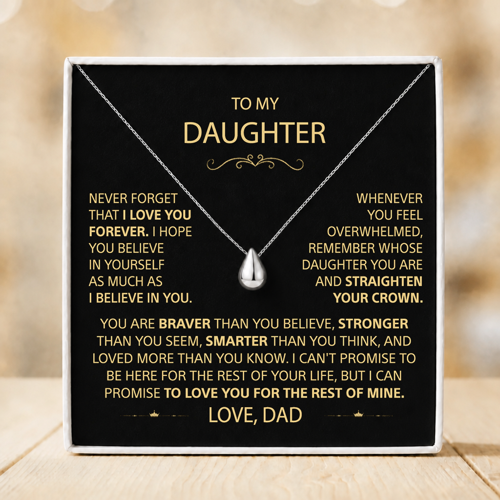 To My Daughter - Love You Forever Necklace