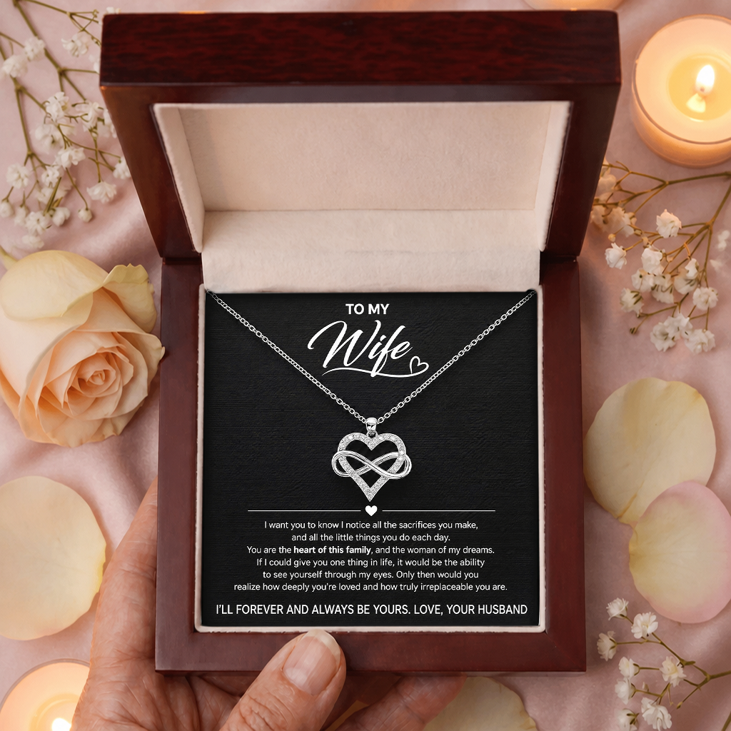 To My Wife -  Love You Forever Necklace