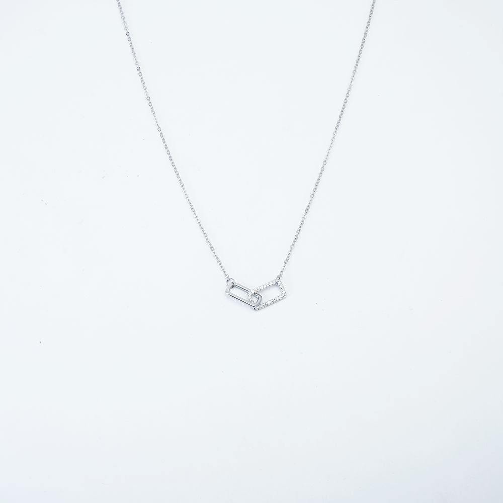 Eternal Rose Box - Interlocked necklace - Gold