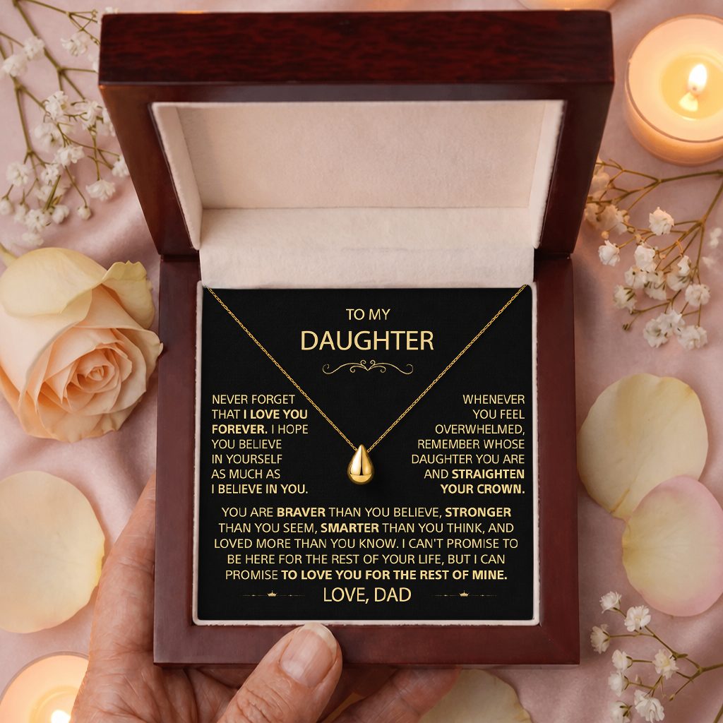 To My Daughter - Love You Forever Necklace