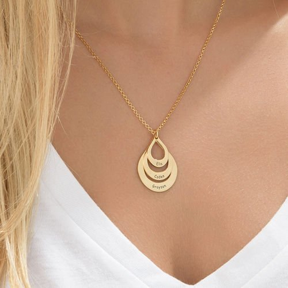 Family necklace - Rose Gold