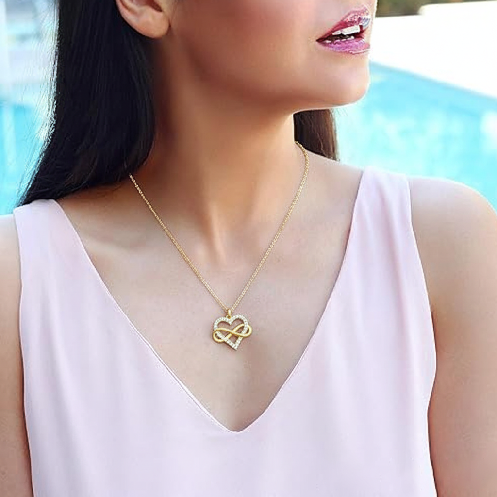 To my Daughter - Infinity Heart Necklace