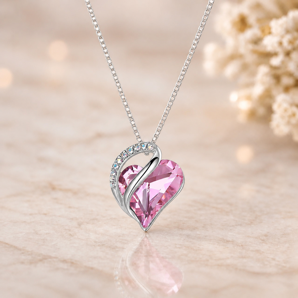 To My Wife - Personalized Heart necklace