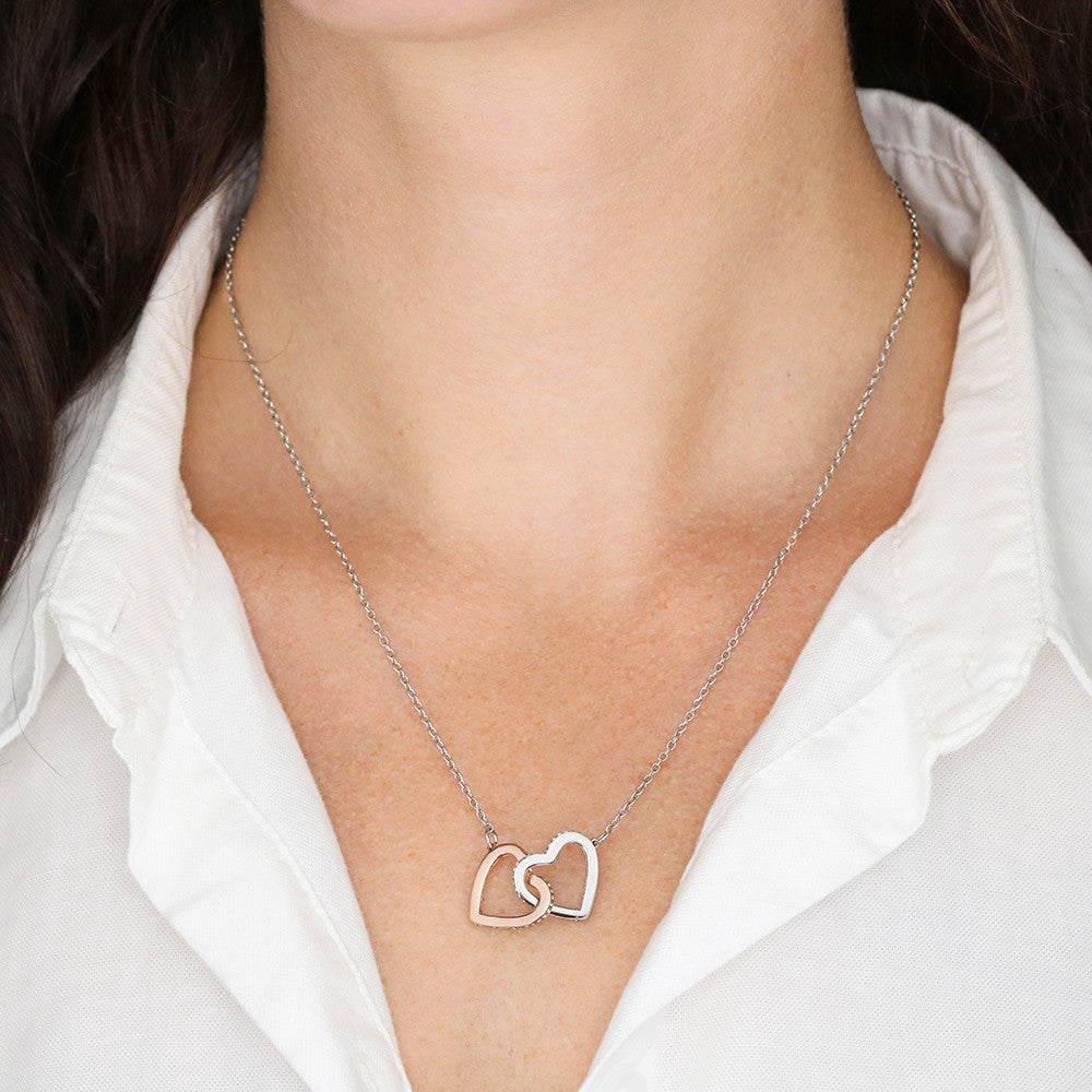 To My Granddaughter - Forever Linked Hearts