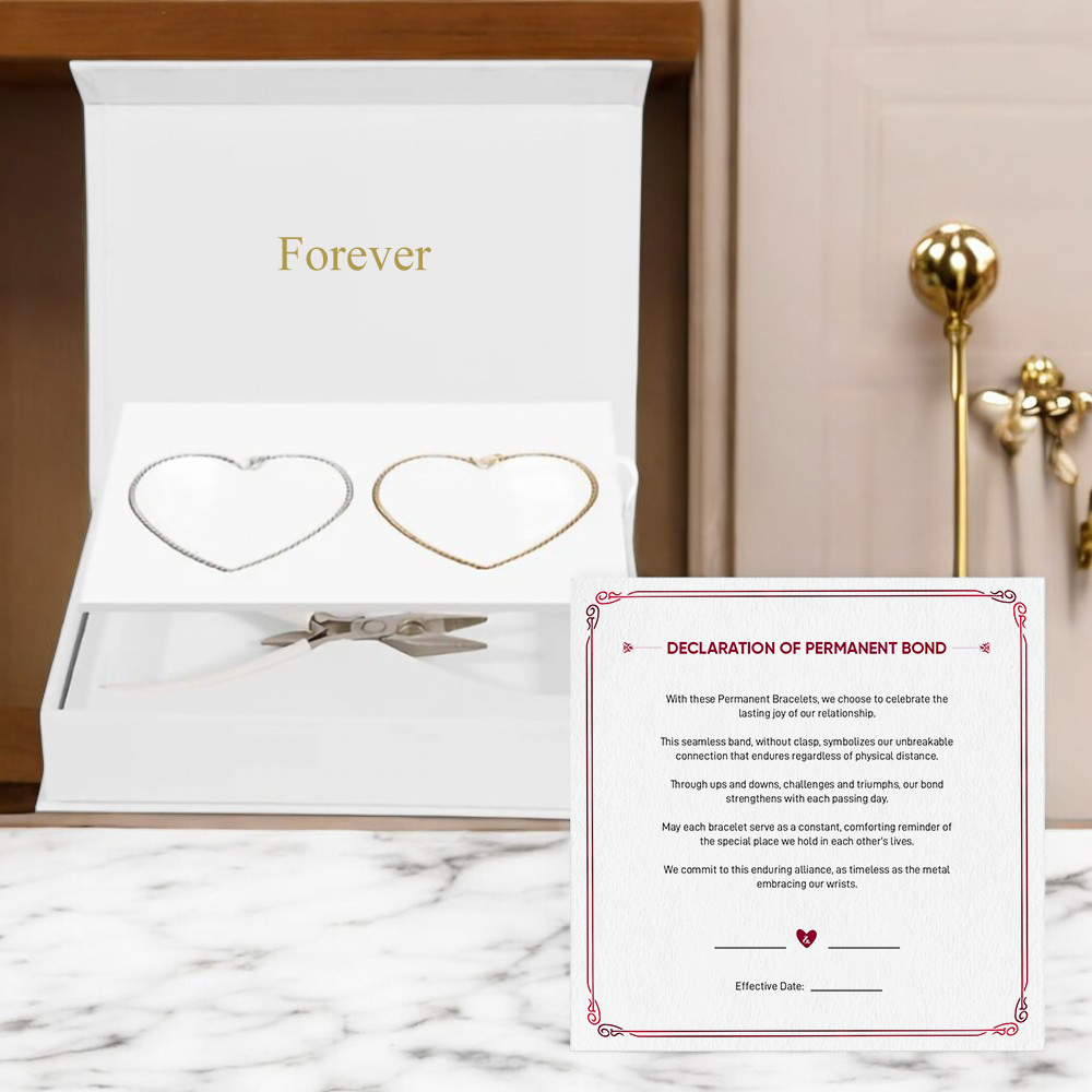 Permanent Love Bracelet - Gold