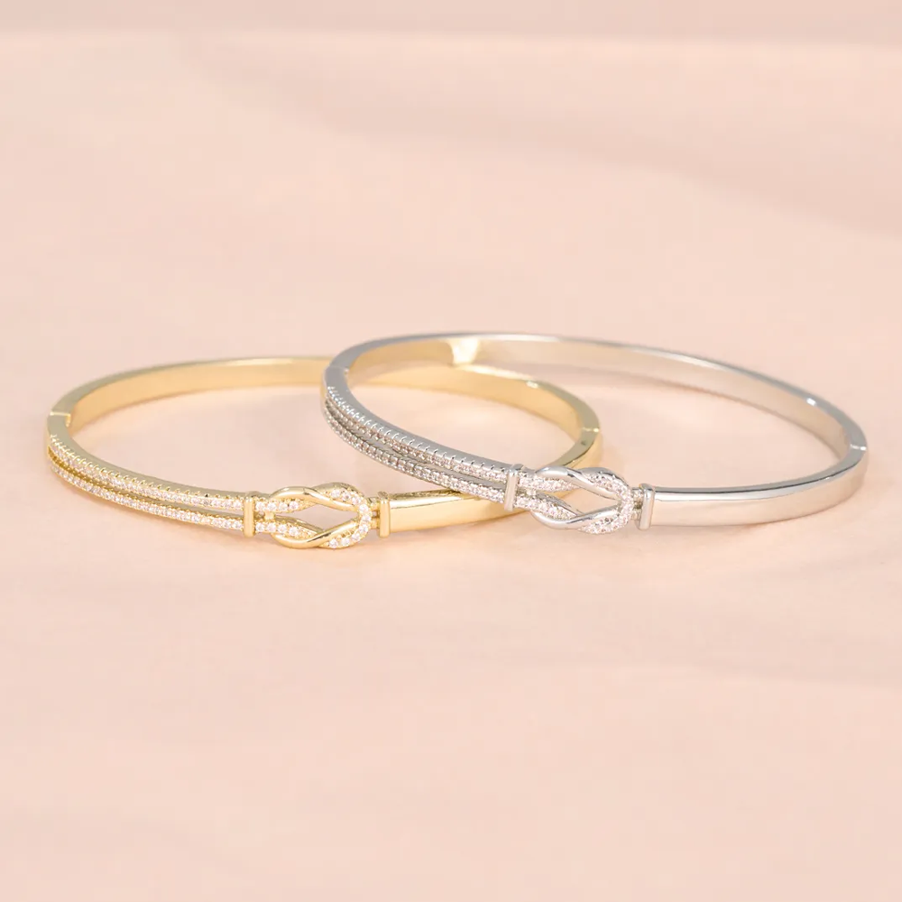 Knot Tied By God Mother-Daughter Bangle